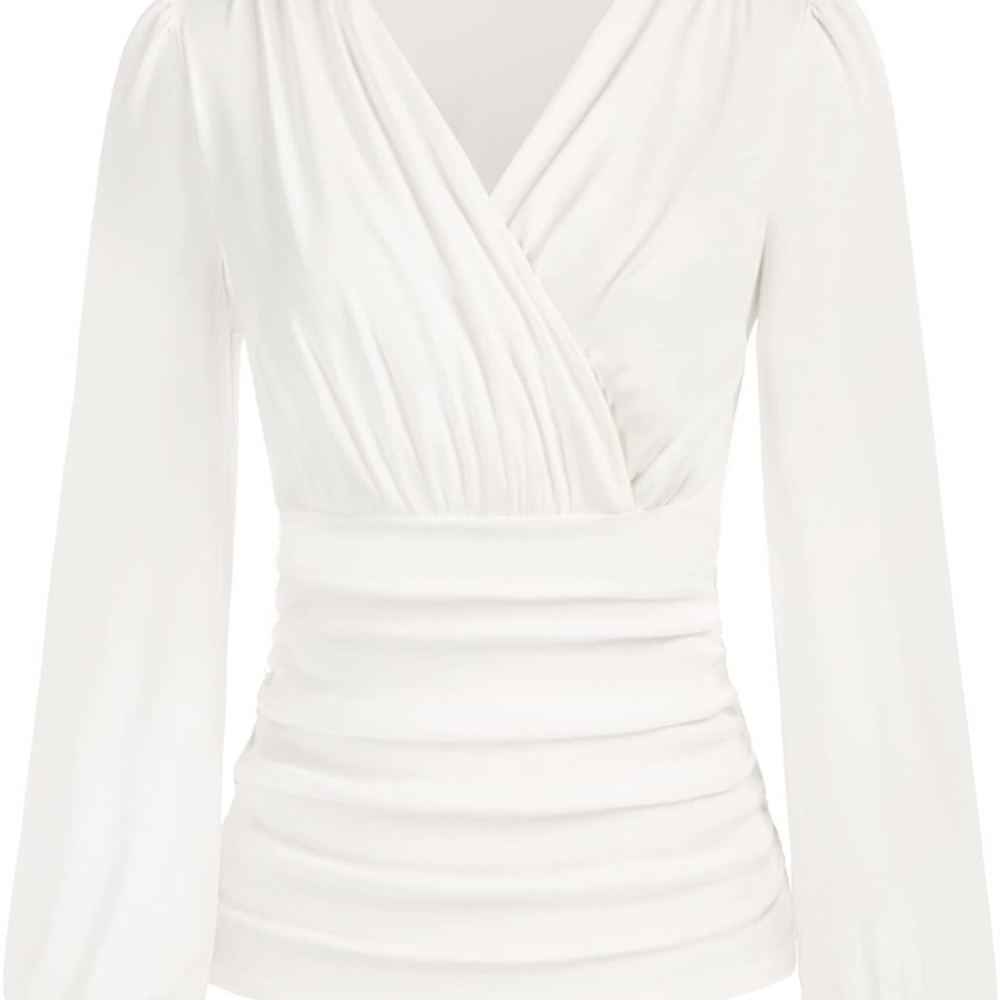 Elegant White Women's Top